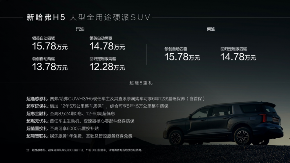  新哈弗H5越阶而来，引领全用途硬派SUV全新时代 