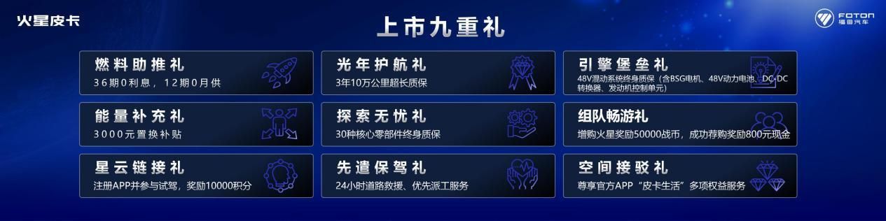 11.68万起！九重客户礼遇，火星皮卡燃“擎”上市