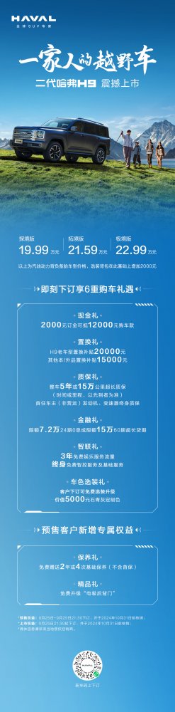  二代哈弗H9排面真大，魏建军和哈弗H9朋友们都来了…… 